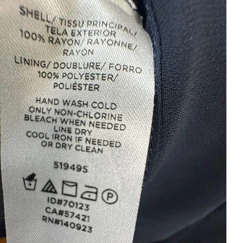 Loft Navy Green Plaid Sleeveless Midi Dress Ruffle‎ Neck Casual Boho Cap Sleeve - Picture 7 of 8